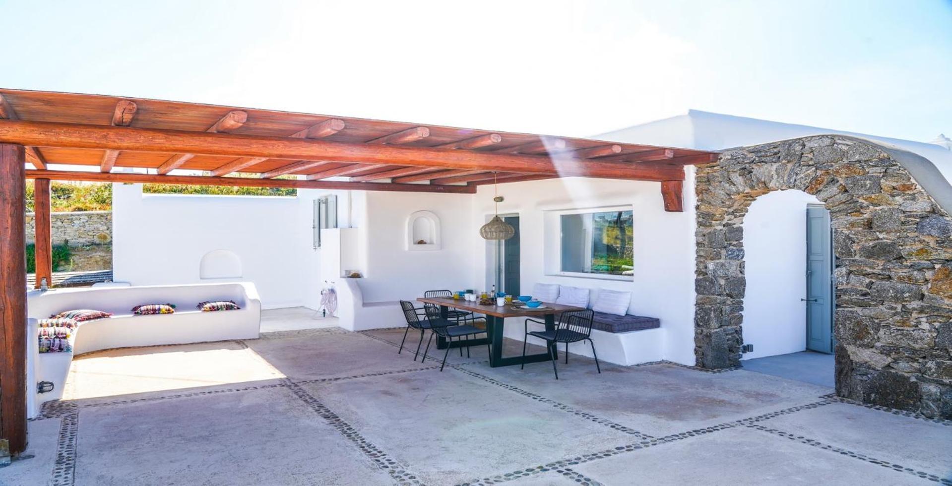 Luxury White Oasis W Private Pool In Mikonos Kalafatis